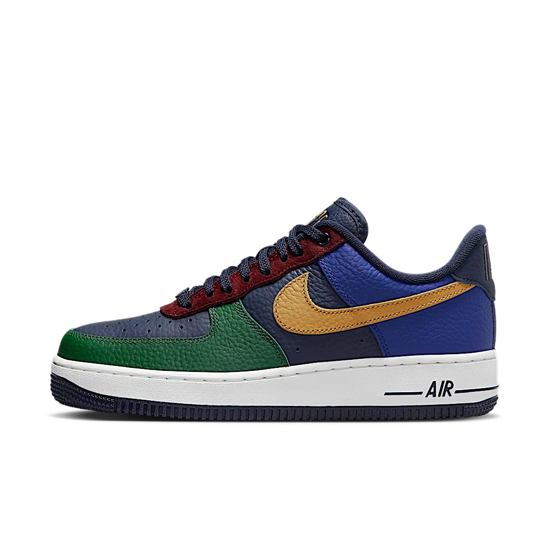 Nike Air Force 1 Low '07 LX Command Force Obsidian Gorge Green, Gorge Green/Gold Suede/Obsidian (DR0148-300)