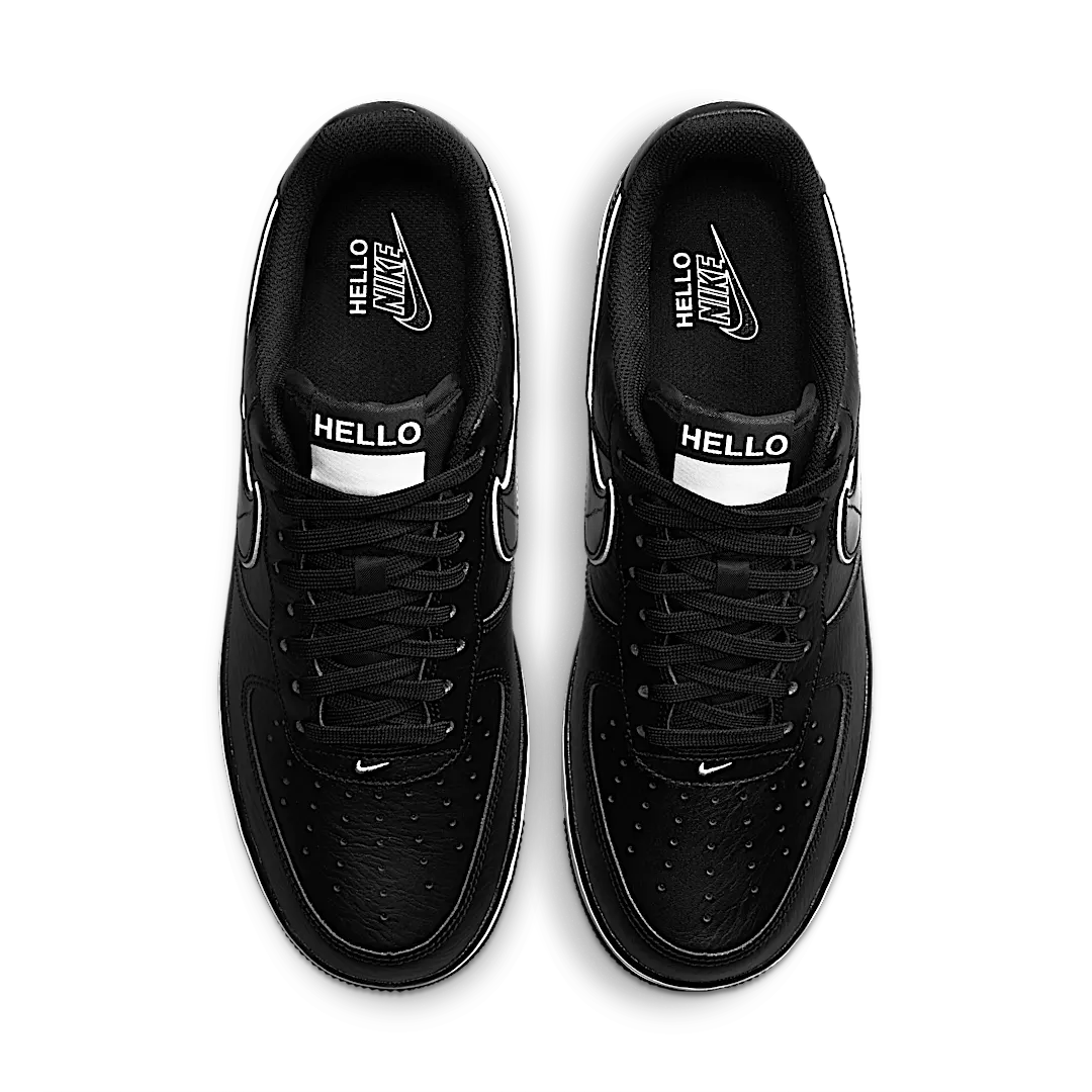 Nike Air Force 1 Low '07 LX Hello Black, Black/White/Black (CZ0327-001)