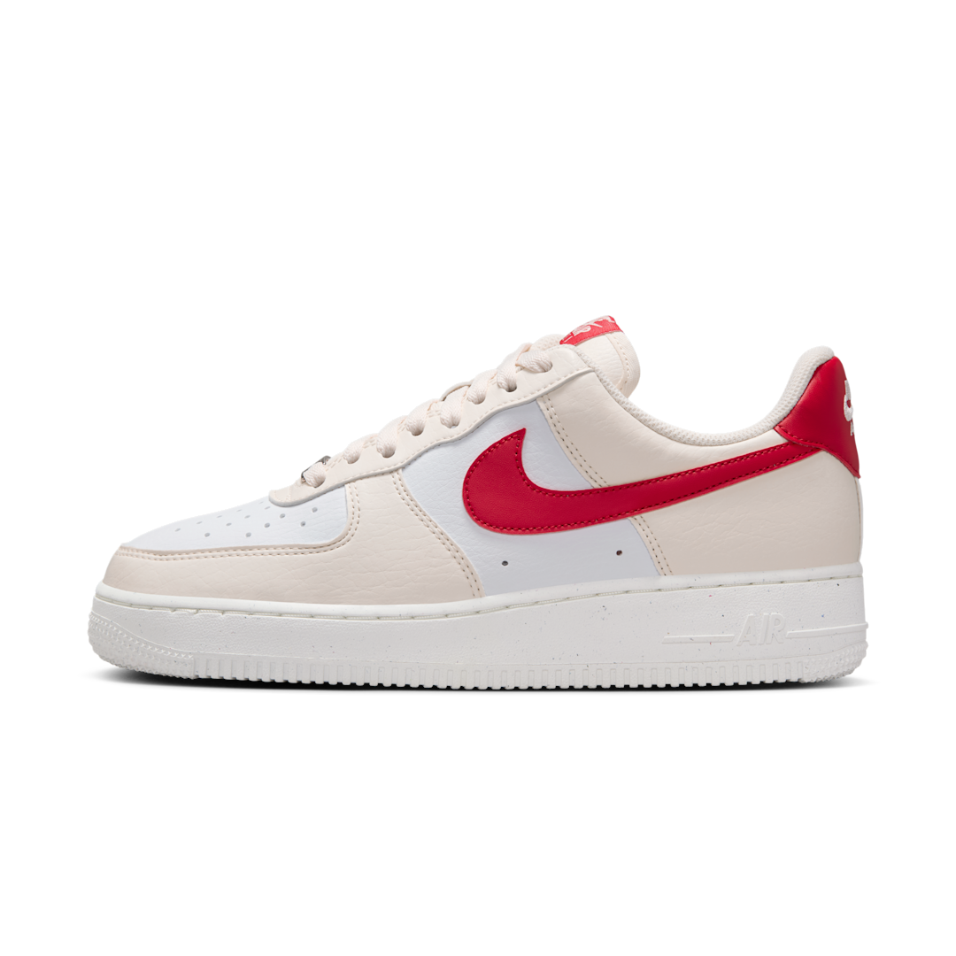 Nike Air Force 1 Low '07 Next Nature Pale Ivory University Red, Pale Ivory/Sail/University Red (DC9486-109)