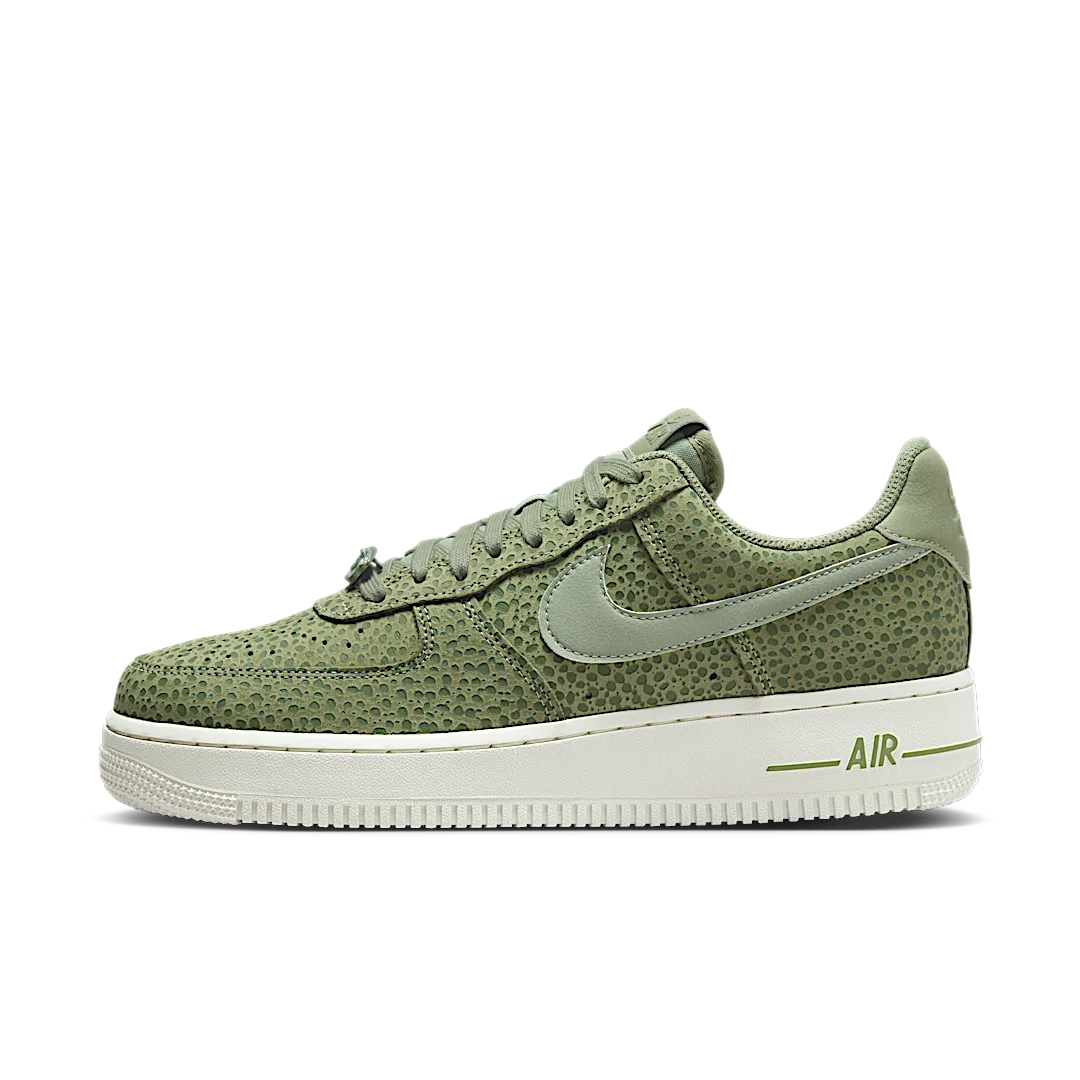 Nike Air Force 1 Low '07 PRM Safari Oil Green, Sail/Honeydew-Oil Green-Treeline (FV6519-200)