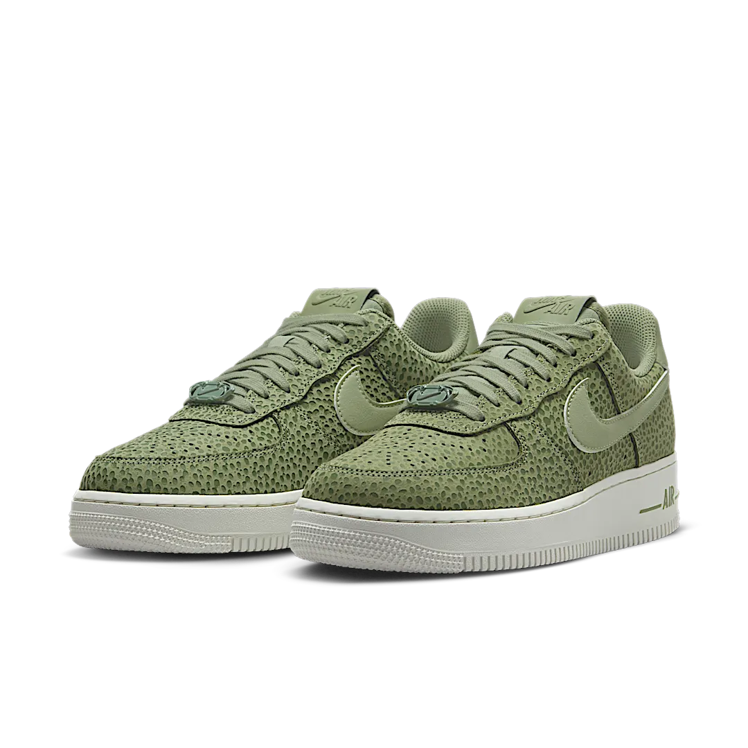 Nike Air Force 1 Low '07 PRM Safari Oil Green, Sail/Honeydew-Oil Green-Treeline (FV6519-200)