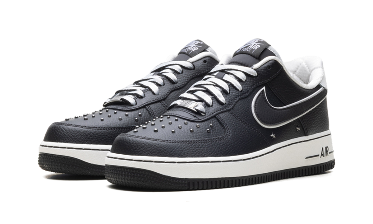 Nike Air Force 1 Low '07 Premium Black White Metallic Dark Grey