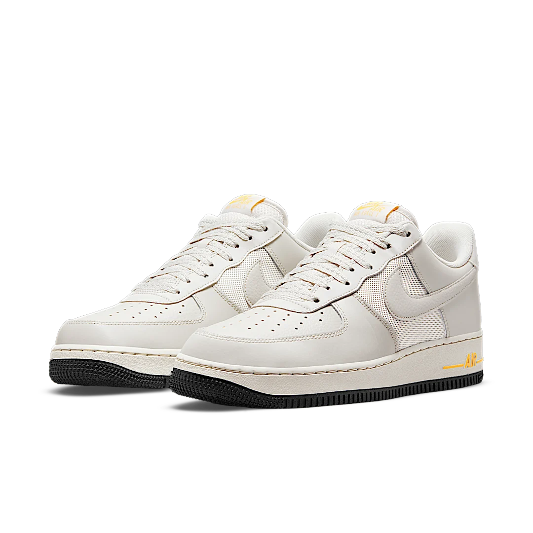 Nike Air Force 1 Low '07 Reflective Light Bone, Light Bone/University Gold/Black/Light Bone (DO6389-002)
