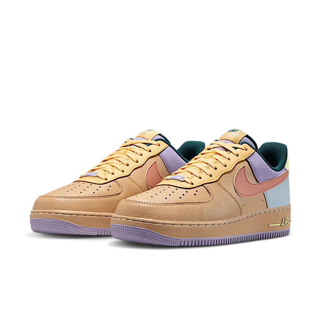 Nike Air Force 1 Low '07 Sesame Hydrangeas Soft Yellow Apricot Agate, Sesame/Hydrangeas/Soft Yellow/Apricot Agate (IB4493-252)