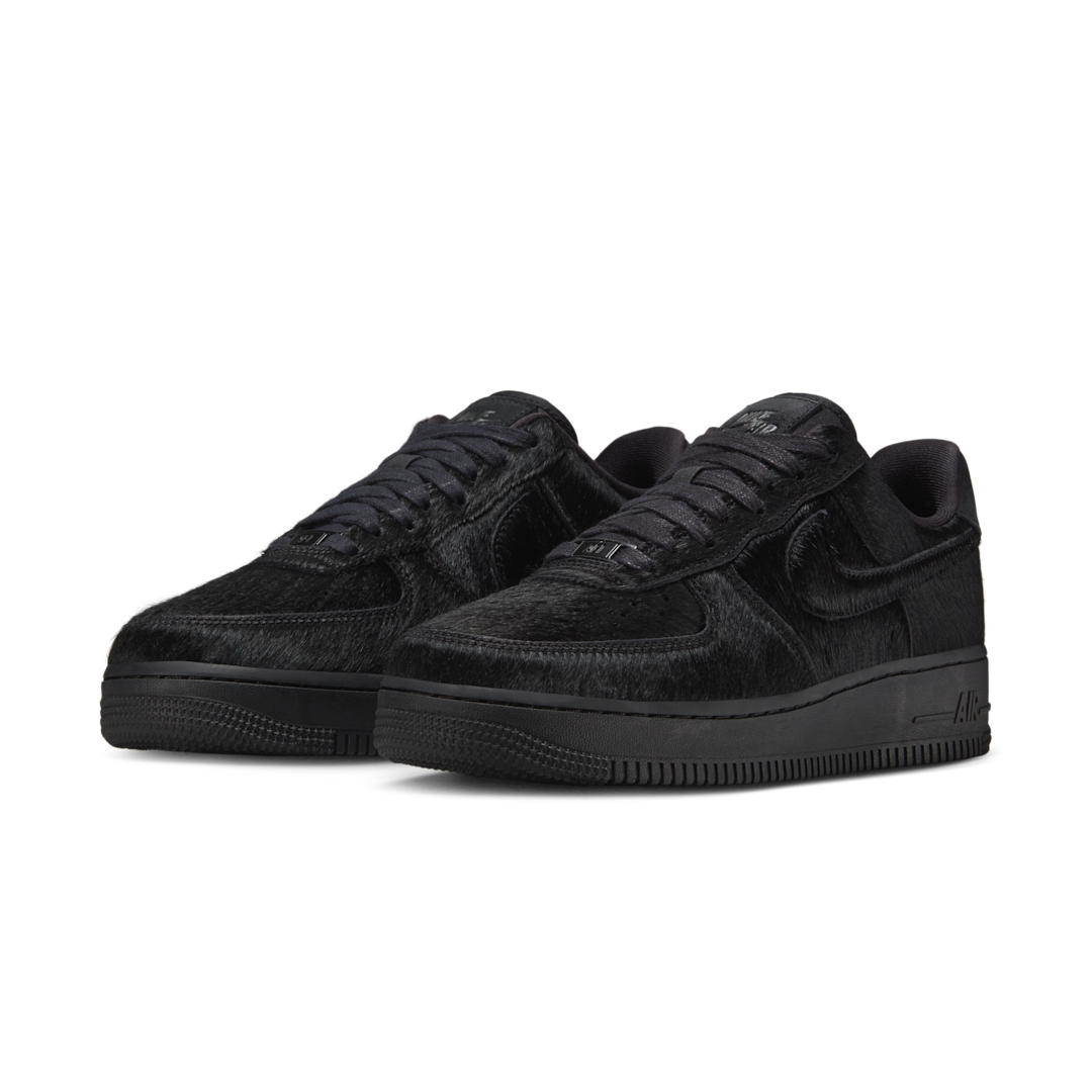 Nike Air Force 1 Low '07 Triple Black Pony Hair