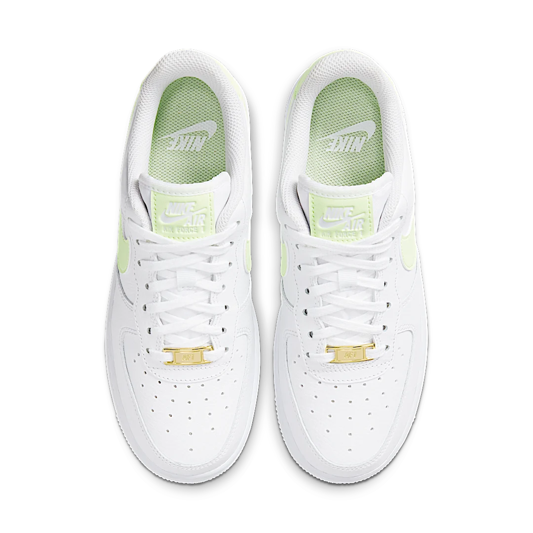 Nike Air Force 1 Low '07 White Barely Volt, White/Barely Volt-White-White (315115-159/315115-155)