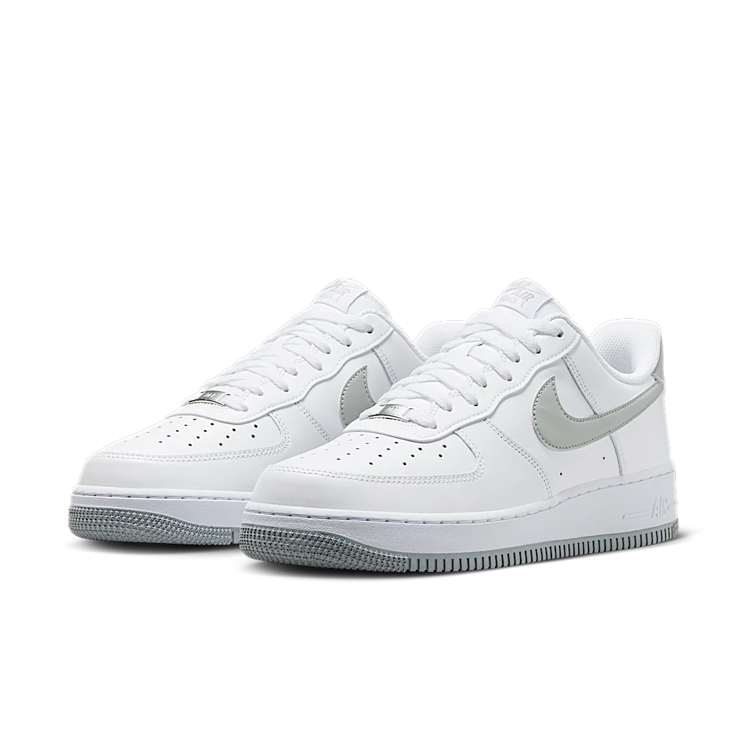 Nike Air Force 1 Low '07 White Light Smoke Grey, White/White/Light Smoke Grey (FJ4146-100)