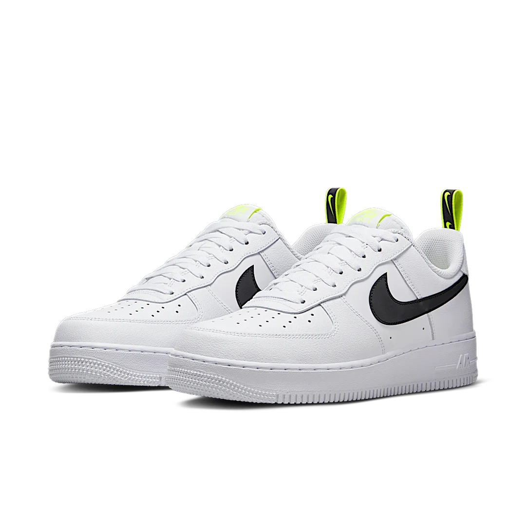 Nike Air Force 1 Low '07 White Volt Black, White/Volt/Black (DZ4510-100)