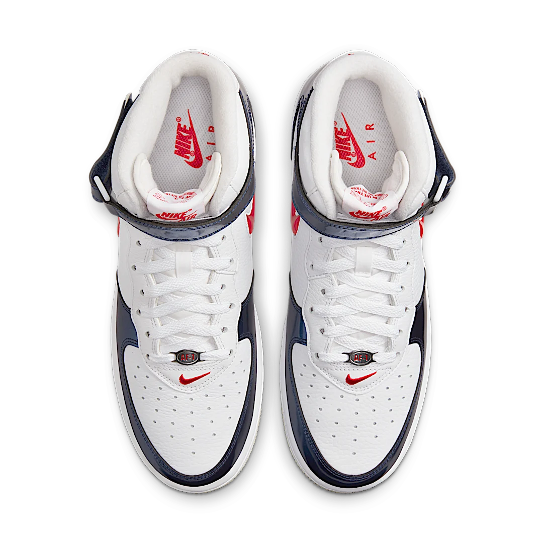 Nike Air Force 1 Mid QS Independence Day, White/University Red/Midnight Navy/White (DH5623-101)