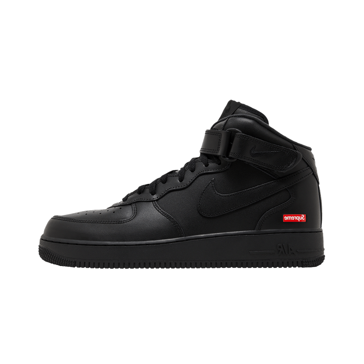 Nike Air Force 1 Mid Supreme Black, Black/Black-Black (FZ8784-001)