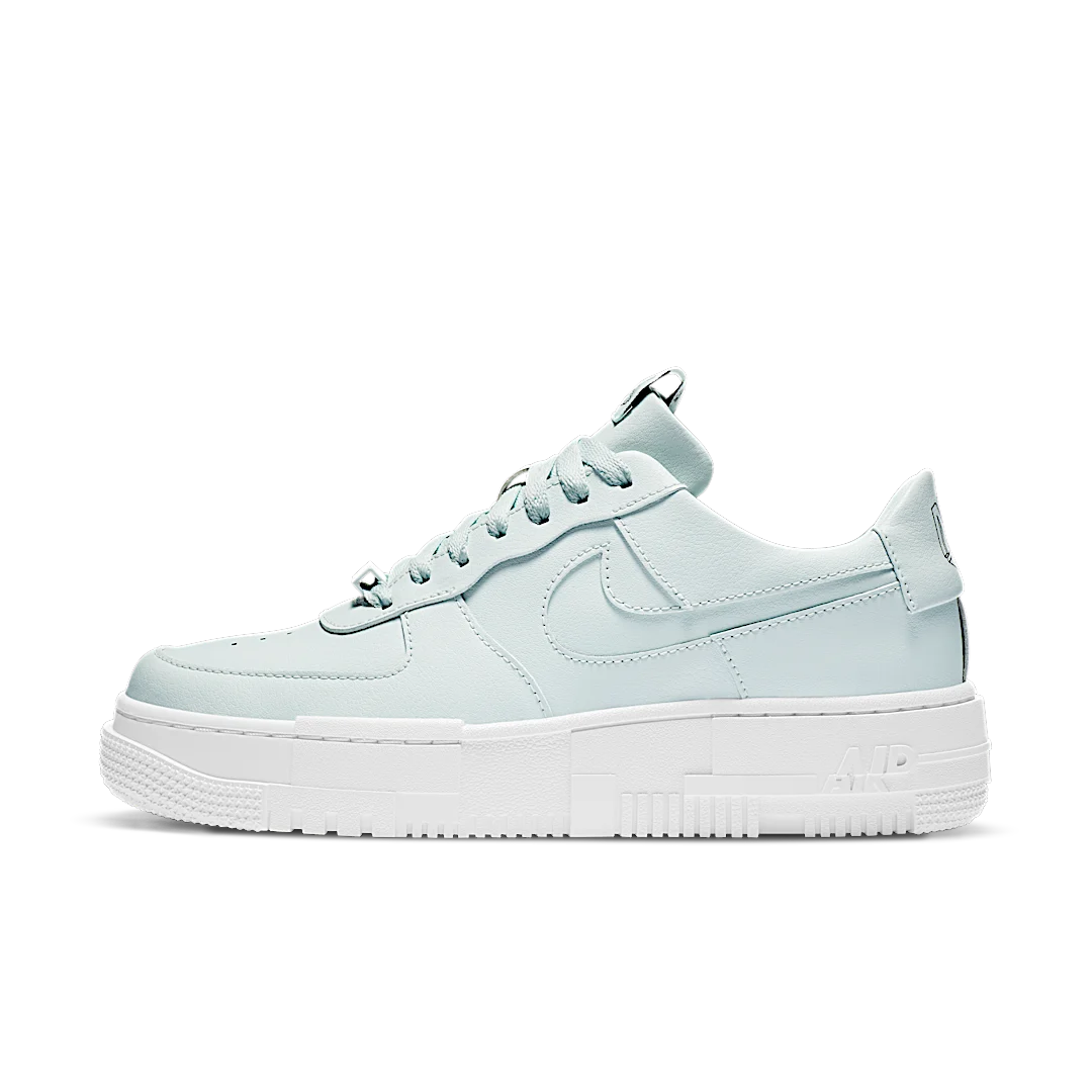 Nike Air Force 1 Pixel Ghost Aqua, Ghost Aqua/Black-White-Ghost Aqua (CK6649-400)