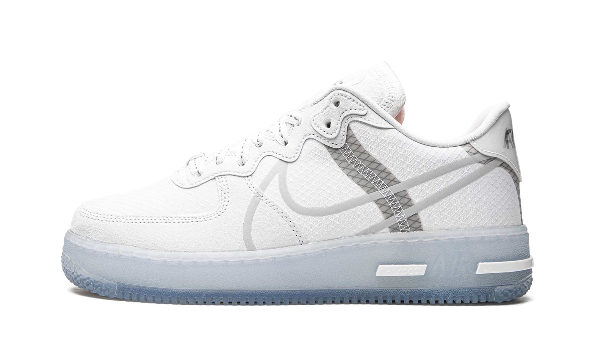 Nike Air Force 1 React White Light Bone