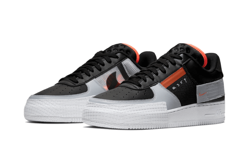 Nike Air Force 1 Type Black Hyper Crimson