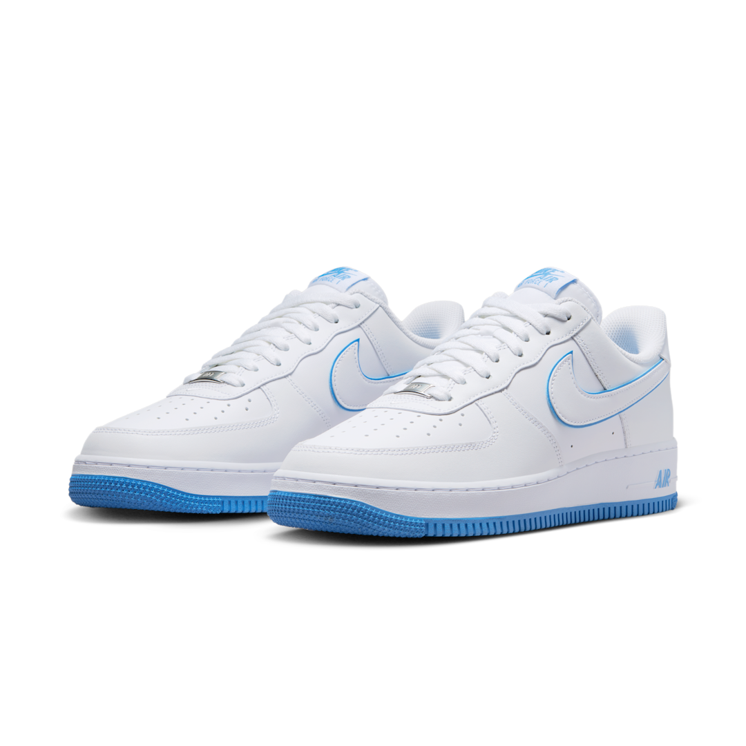 Nike Air Force 1 '07 Low White University Blue Sole