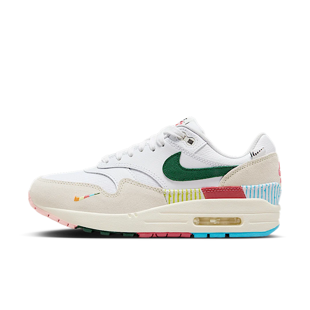 Nike Air Max 1 All Petals United, White/Sail/Light Bone/Fir (FQ0256-131)