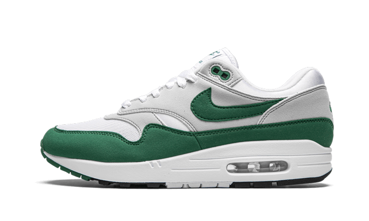 Nike Air Max 1 Anniversary Green, White/Evergreen Aura-Neutral Grey-Black (DC1454-100)