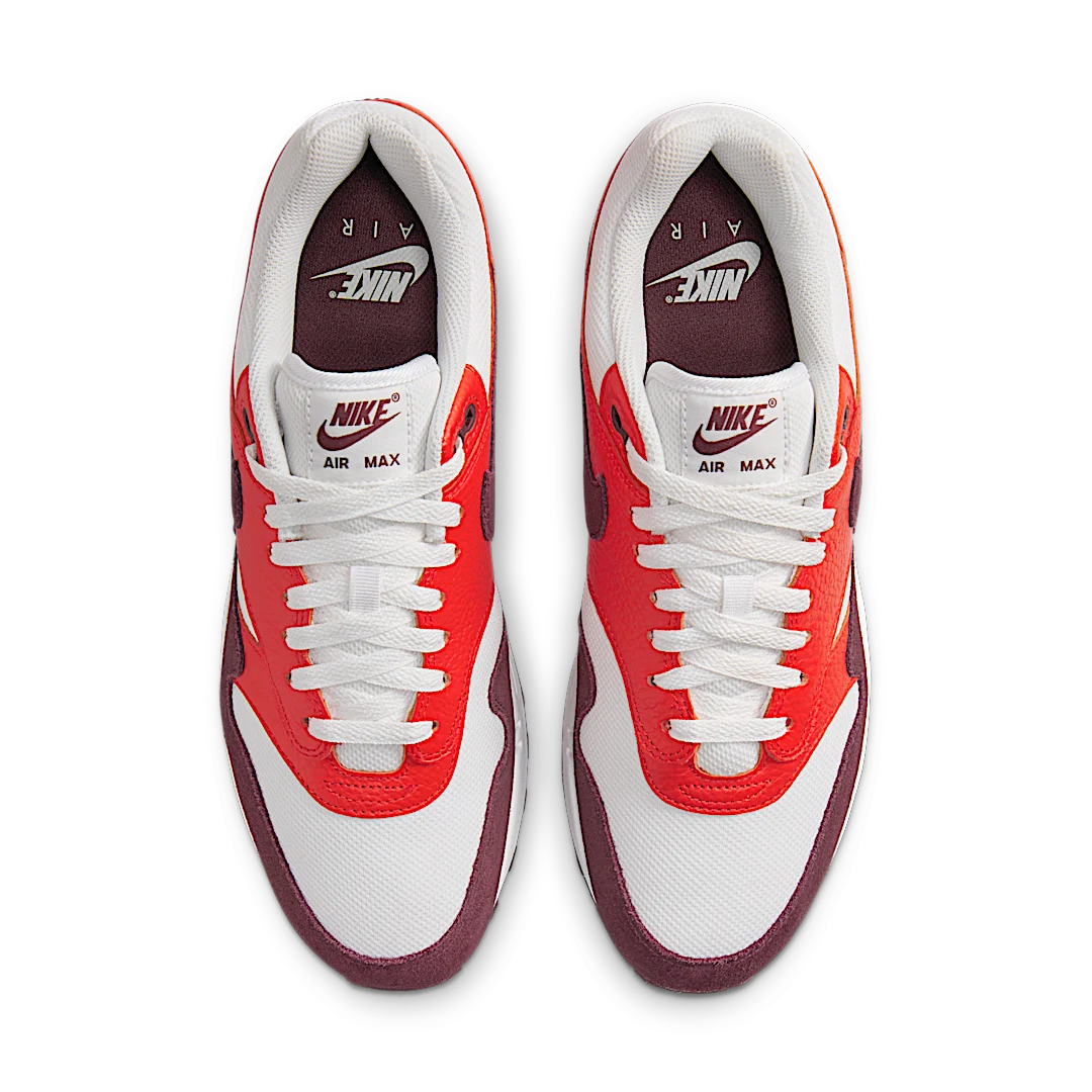 Nike Air Max 1 Burgundy Crush, Summit White/Picante Red/Burgundy Crush (FN6952-102)