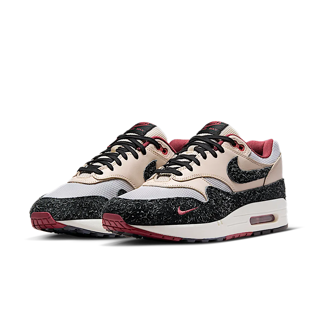 Nike Air Max 1 Keep Rippin Stop Slippin 2.0, Pearl White/Black/Vast Grey/Cedar (FD5743-200)