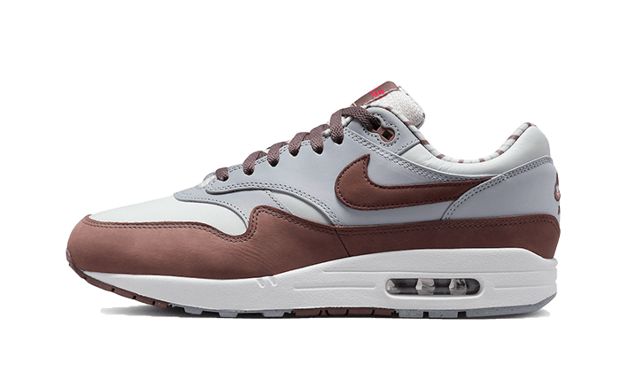 Nike Air Max 1 Premium Shima Shima (2023), Summit White/Plum Eclipse-Wolf Grey-White Siren Red (FB8916-100)