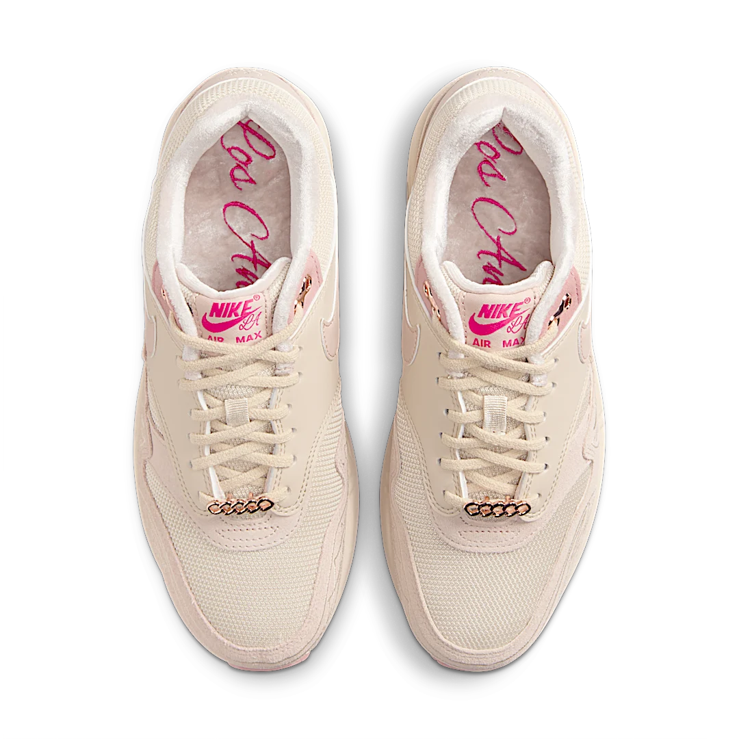 Nike Air Max 1 Serena Williams Design Crew Los Angeles, Particle Beige/Rust Pink/Light Bone (FN6941-200)