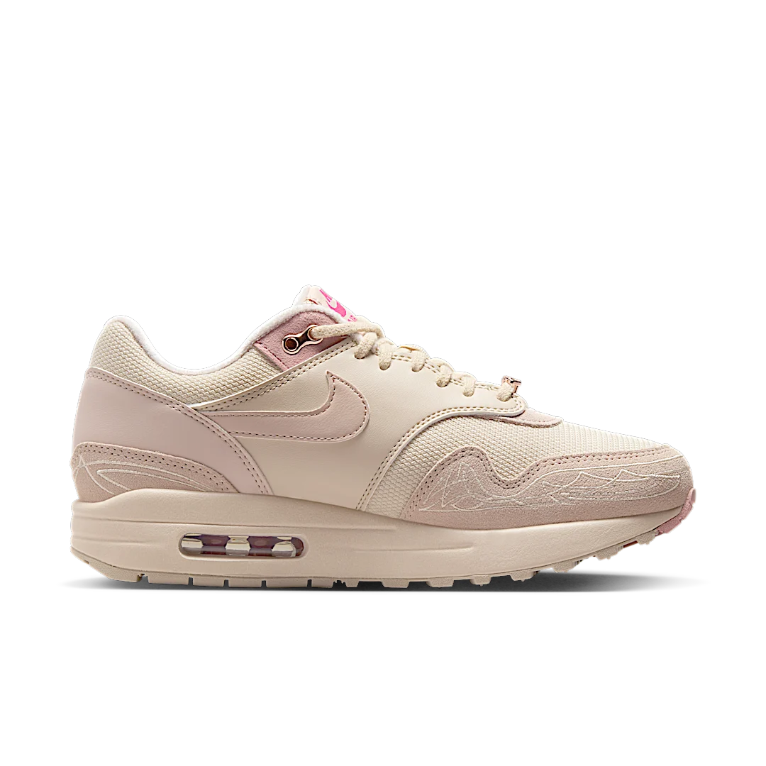 Nike Air Max 1 Serena Williams Design Crew Los Angeles, Particle Beige/Rust Pink/Light Bone (FN6941-200)