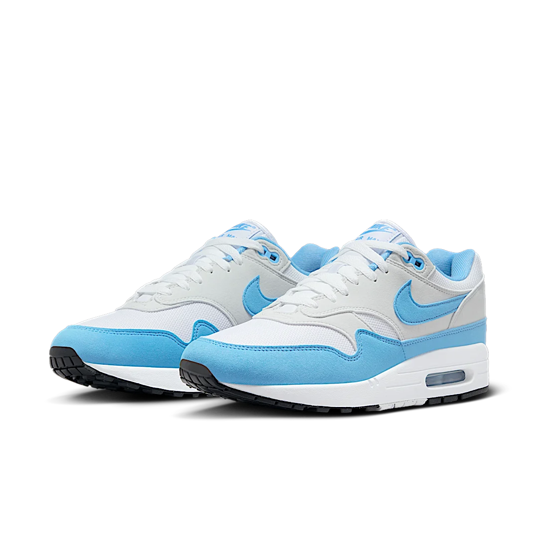 Nike Air Max 1 White University Blue, White/University Blue-Photon Dust-Black (FD9082-103)