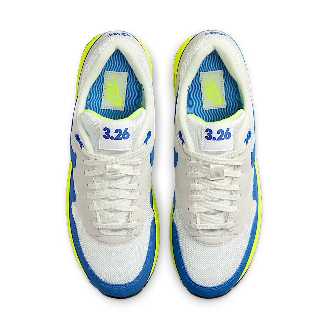 Nike Air Max 1 '86 OG Big Bubble Air Max Day (2024), Sail/Royal Blue/Volt (HF2903-100)