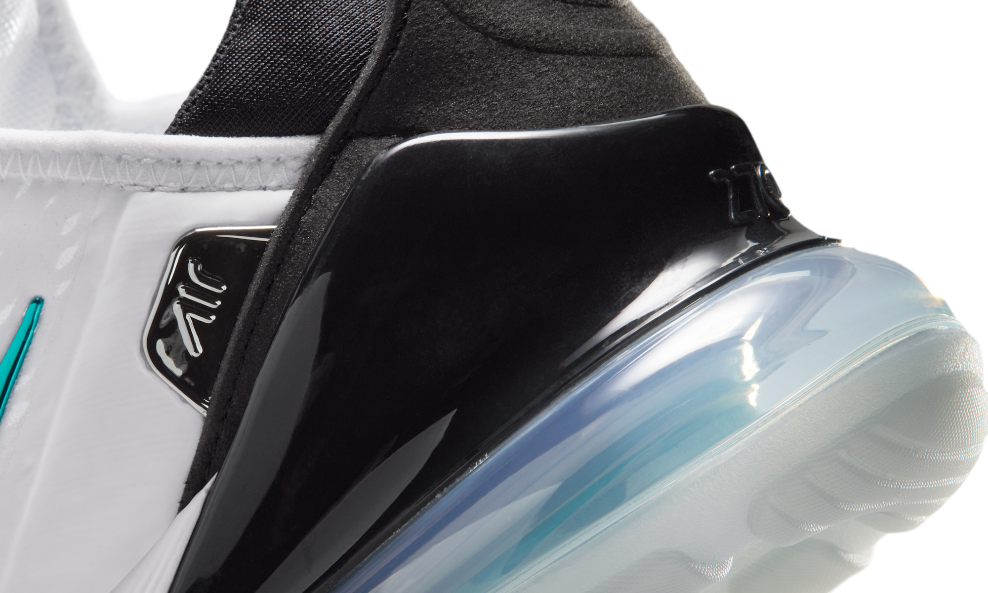Nike Air Max 270 Premium White Black Metallic Silver
