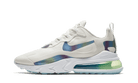 Nike Air Max 270 React Bubble Pack White, Summit White/Multi-Color-Platinum Tint (CT5064-100)