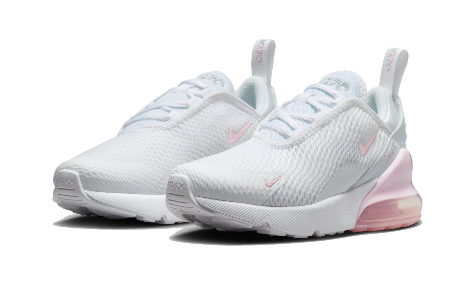 Nike Air Max 270 White Light Smoke Grey Pink Foam (PS)