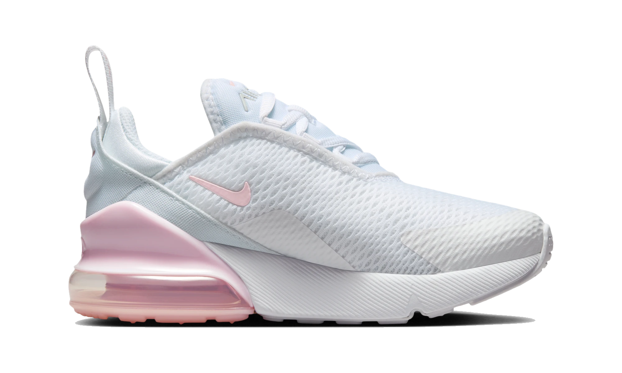 Nike Air Max 270 White Light Smoke Grey Pink Foam (PS)