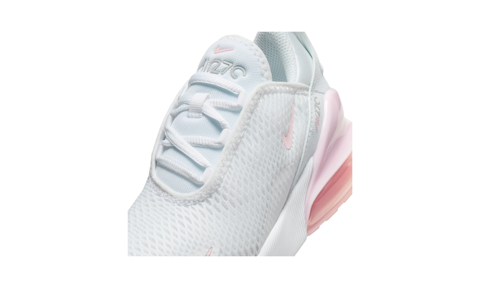 Nike Air Max 270 White Light Smoke Grey Pink Foam (PS)