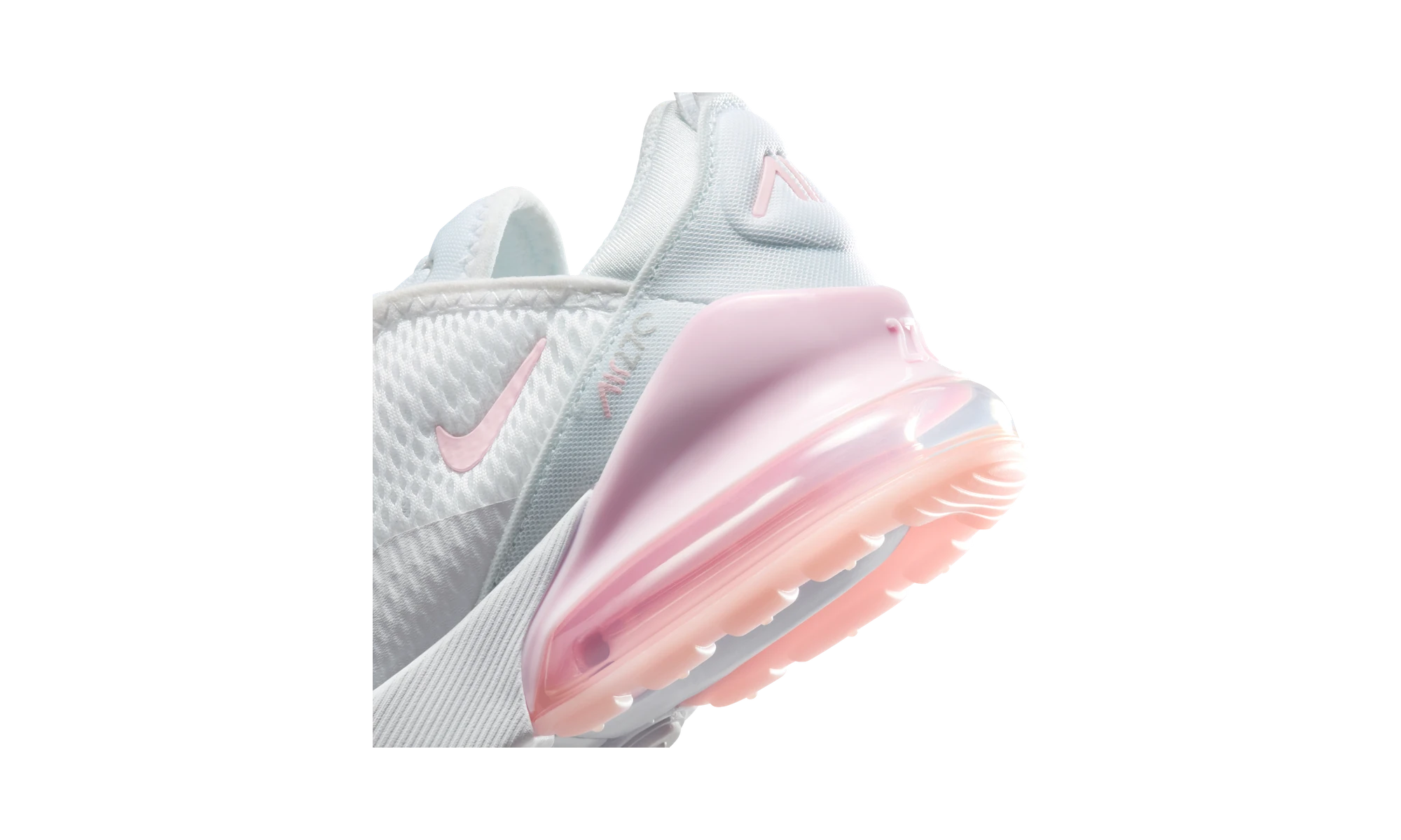 Nike Air Max 270 White Light Smoke Grey Pink Foam (PS)