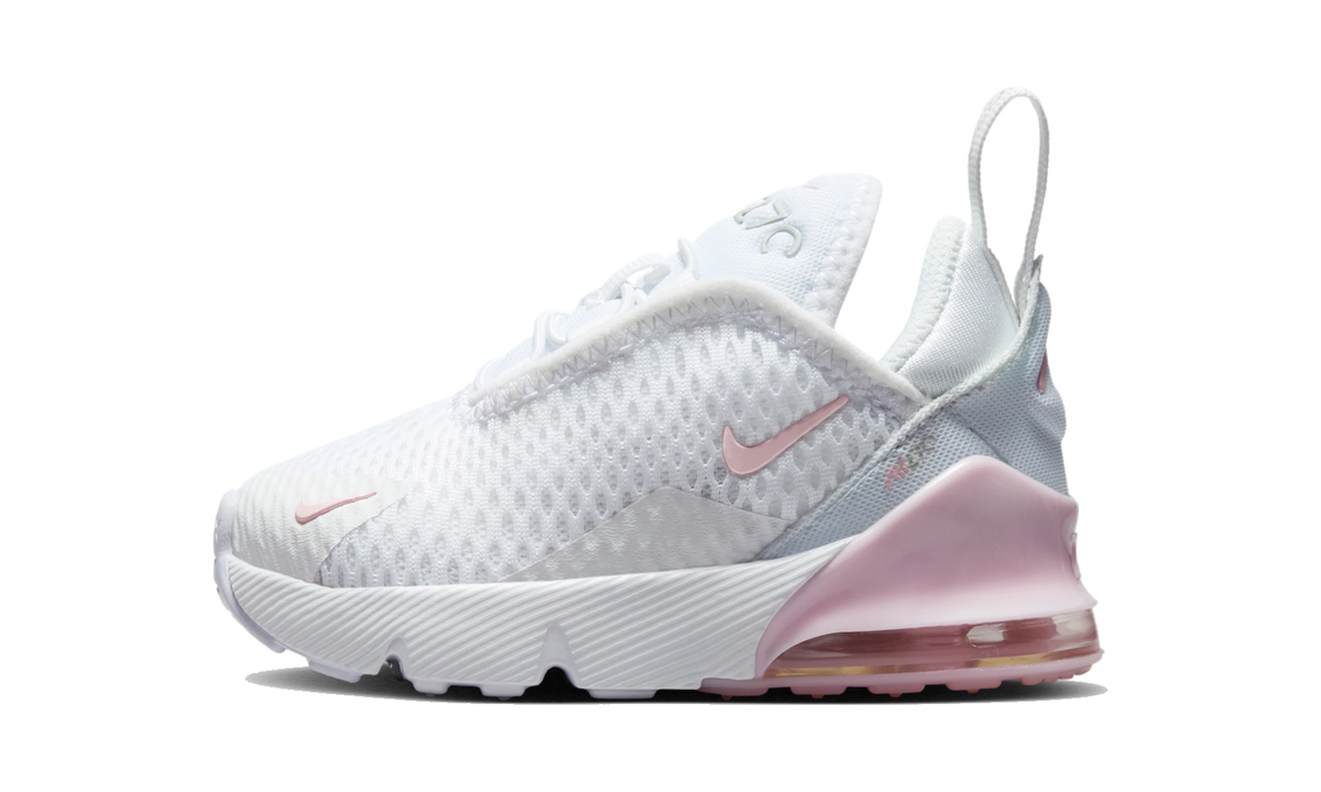Nike Air Max 270 White Light Smoke Grey Pink Foam (TD)