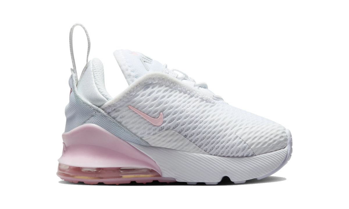 Nike Air Max 270 White Light Smoke Grey Pink Foam (TD)