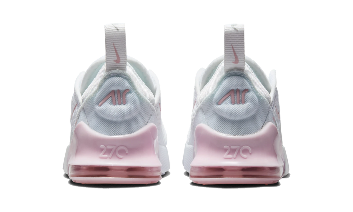 Nike Air Max 270 White Light Smoke Grey Pink Foam (TD)