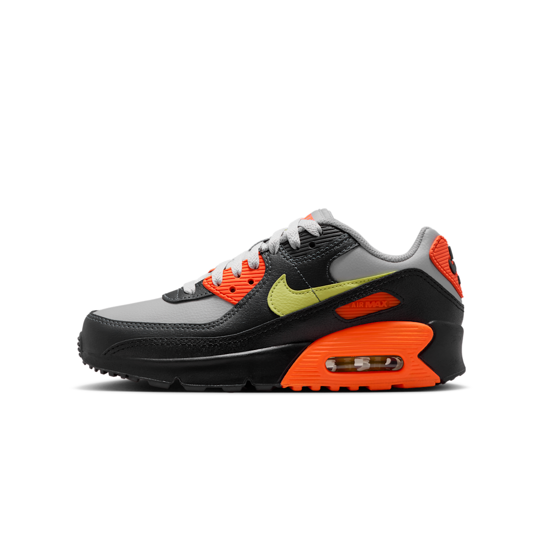 Nike Air Max 90 LTR Light Smoke Grey Hyper Crimson, Light Smoke Grey/Hyper Crimson/Black/Limelight (CD6864-033)