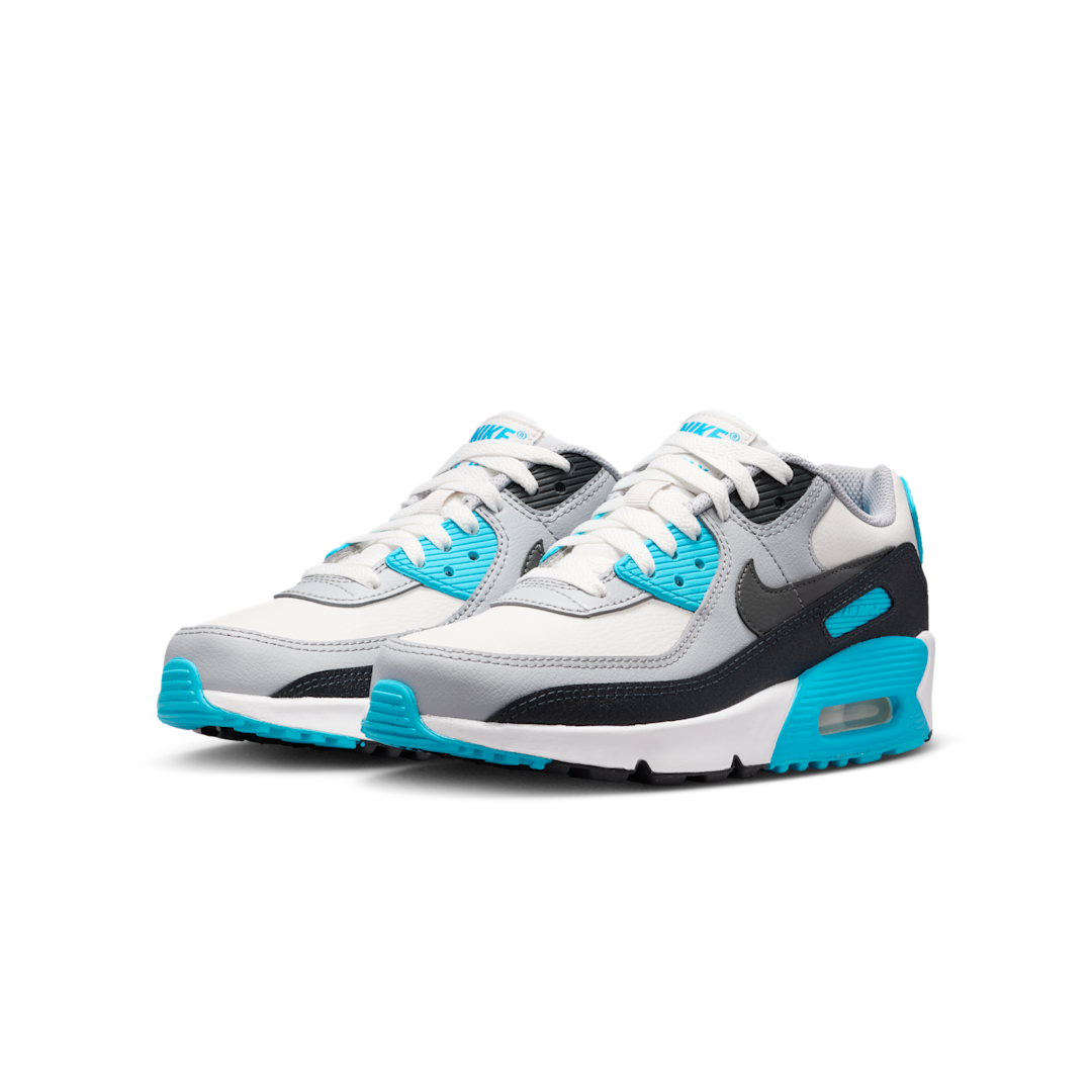 Nike Air Max 90 LTR Platinum Tint Blue Lightning, Platinum Tint/Blue Lightning/Wolf Grey/Iron Grey (CD6864-034)