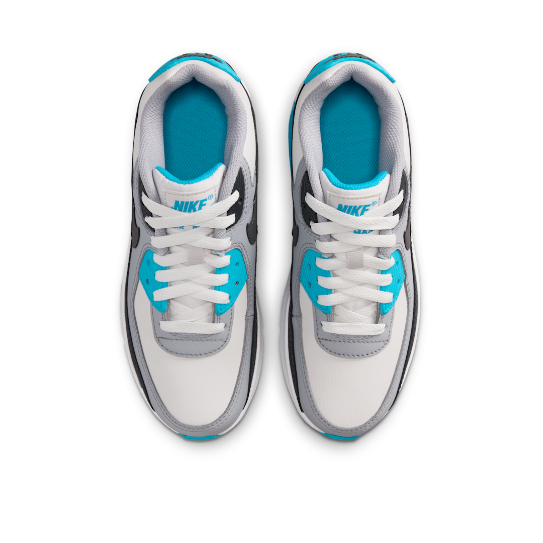 Nike Air Max 90 LTR Platinum Tint Blue Lightning, Platinum Tint/Blue Lightning/Wolf Grey/Iron Grey (CD6864-034)