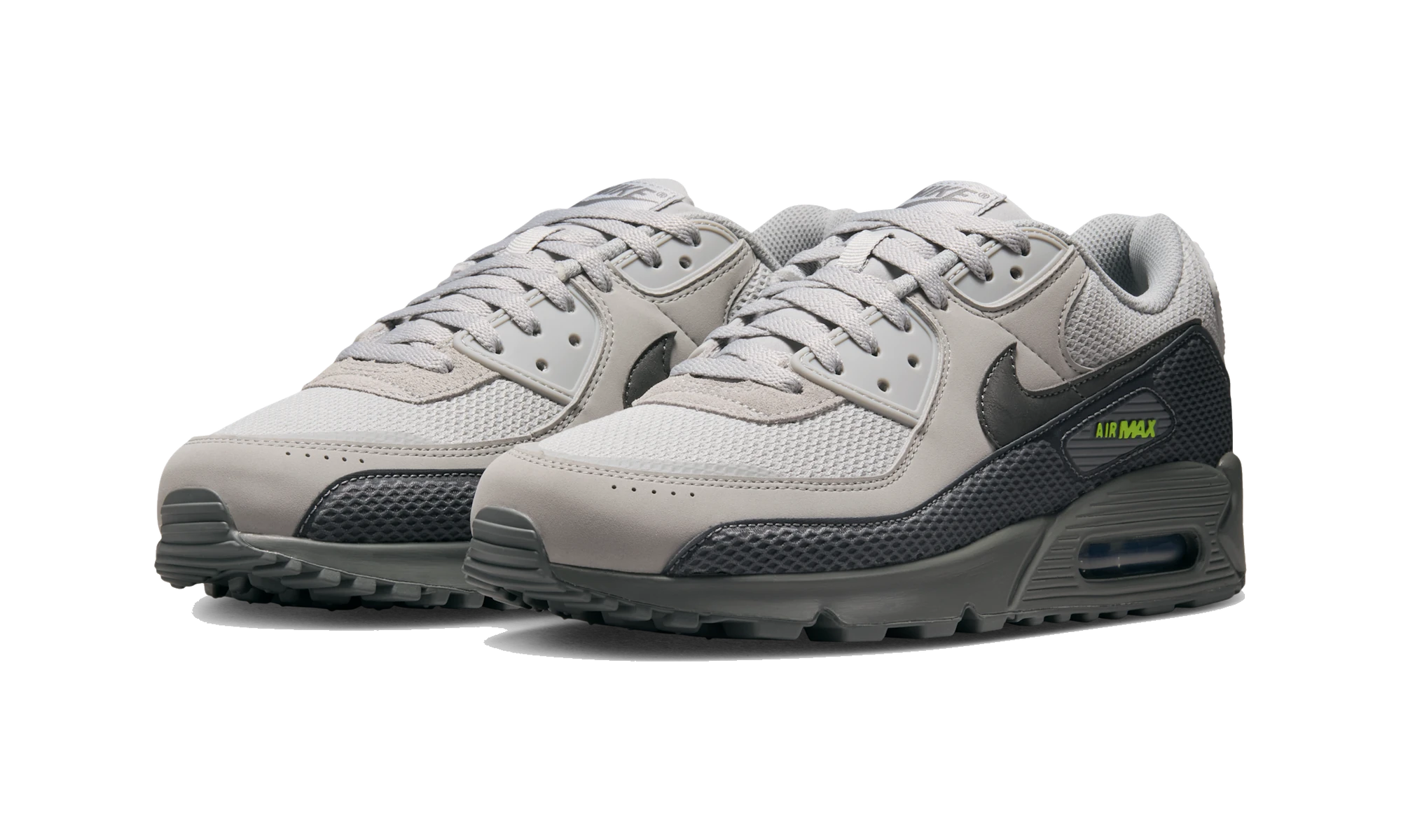 Nike Air Max 90 Premium Light Smoke Grey Volt