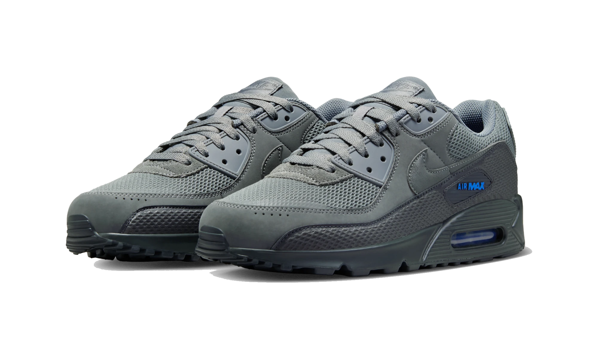 Nike Air Max 90 Premium Smoke Grey Blue Crystal