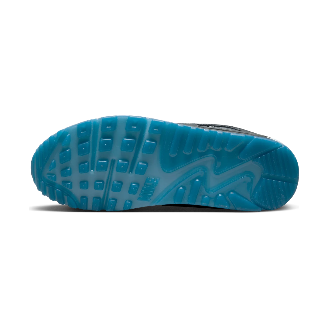Nike Air Max 90 Reflective Swoosh Anthracite Industrial Blue, Anthracite/Industrial Blue/White/Reflect Silver (FV0381-001)