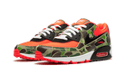 Nike Air Max 90 Reverse Duck Camo, Infrared/Black-Dark Sage-Baroque Brown (CW6024-600)