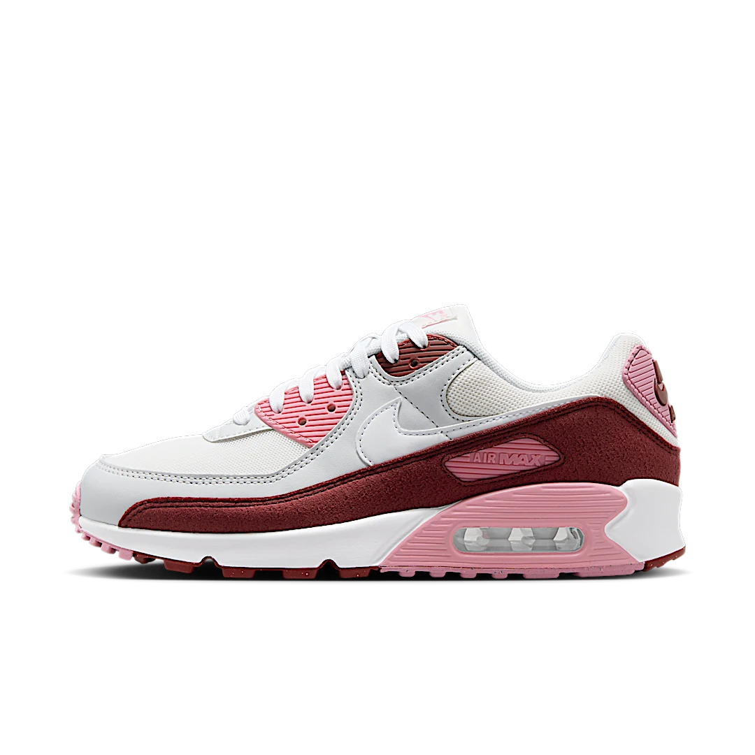 Nike Air Max 90 SE Neapolitan, Dark Team Red/Platinum Tint/Pure Platinum/White (HM9451-600)