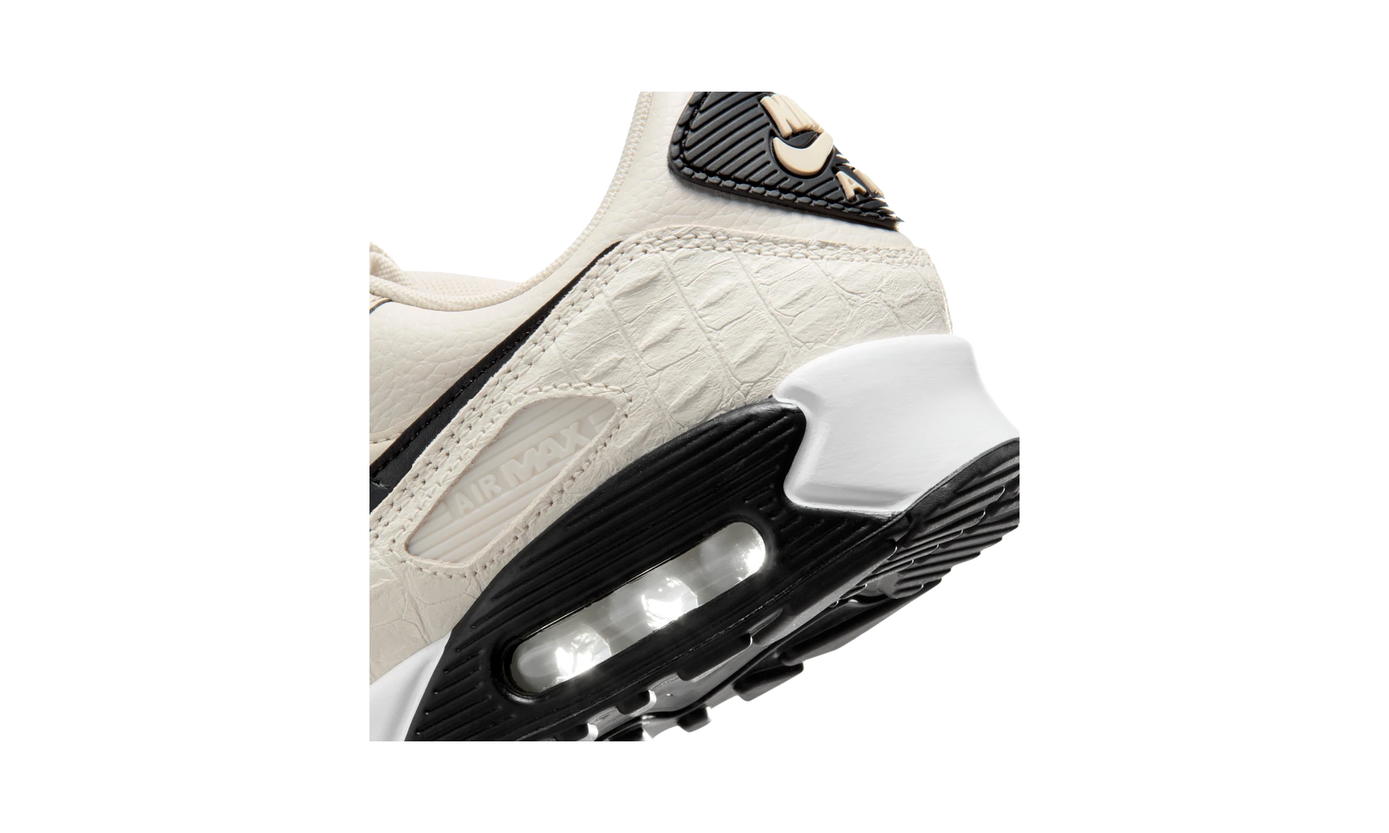 Nike Air Max 90 Sail Croc Print Phantom Black