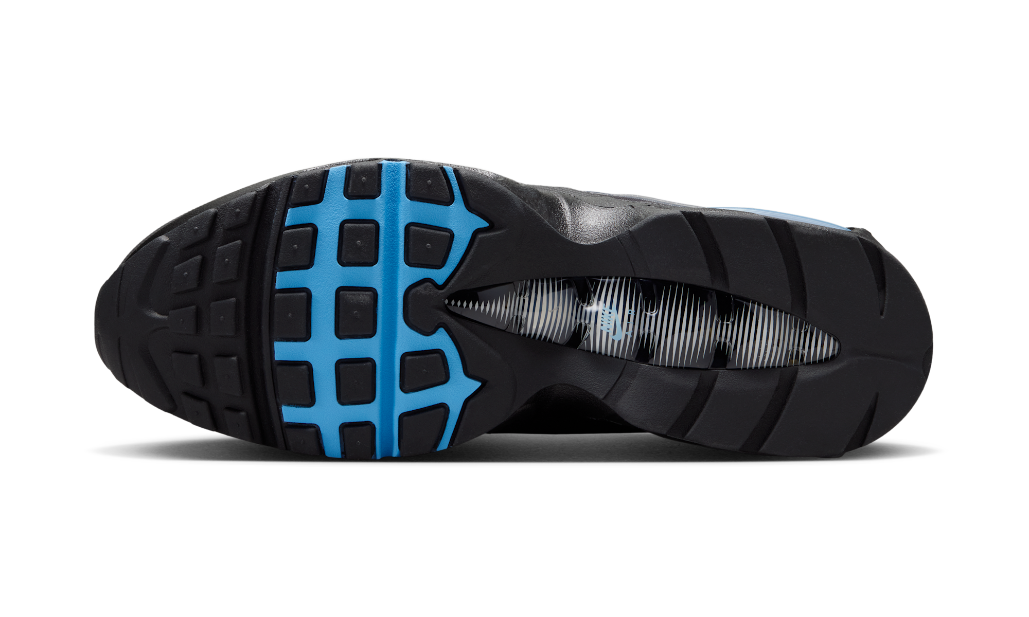Nike Air Max 95 Big Bubble Tech Black University Blue
