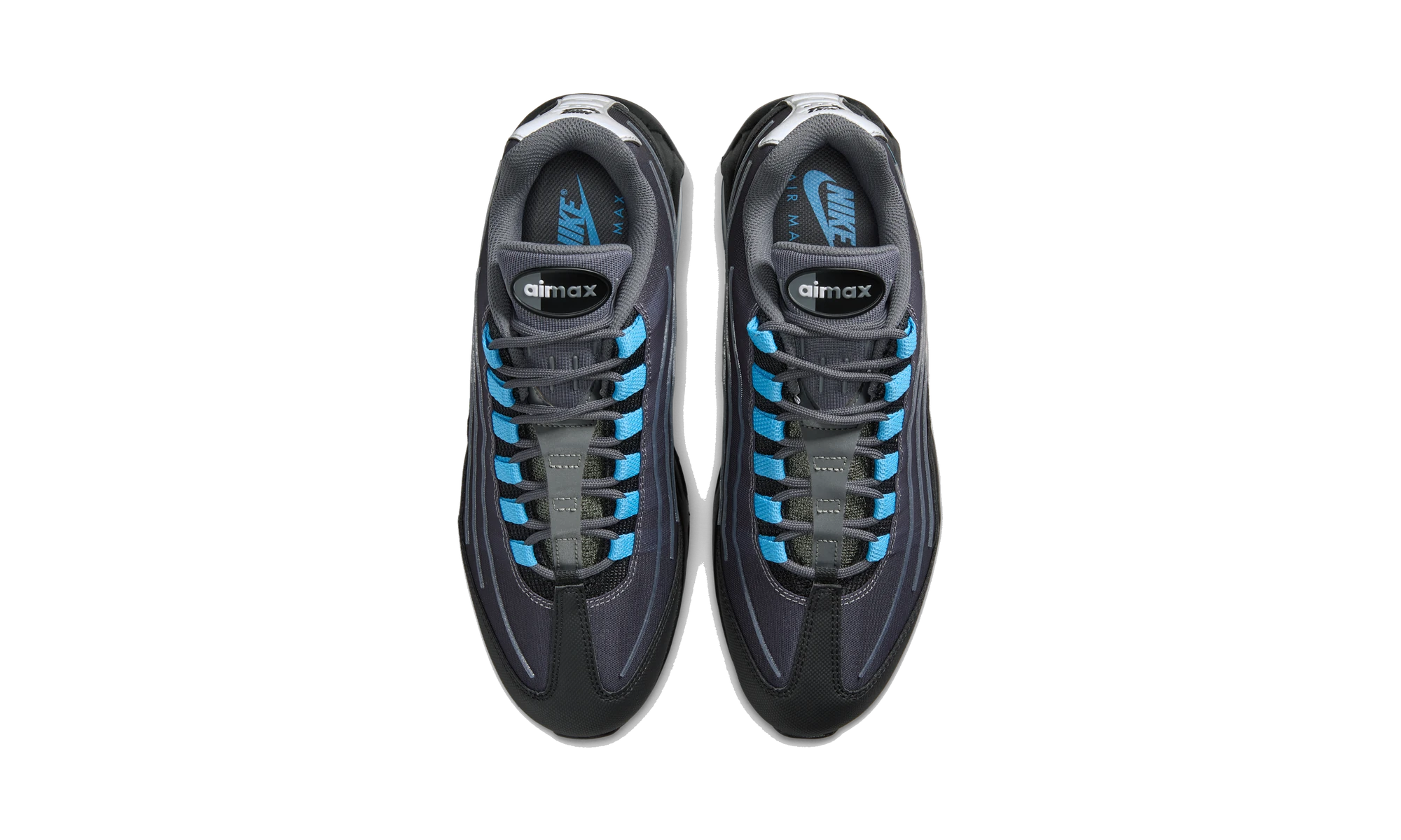 Nike Air Max 95 Big Bubble Tech Black University Blue