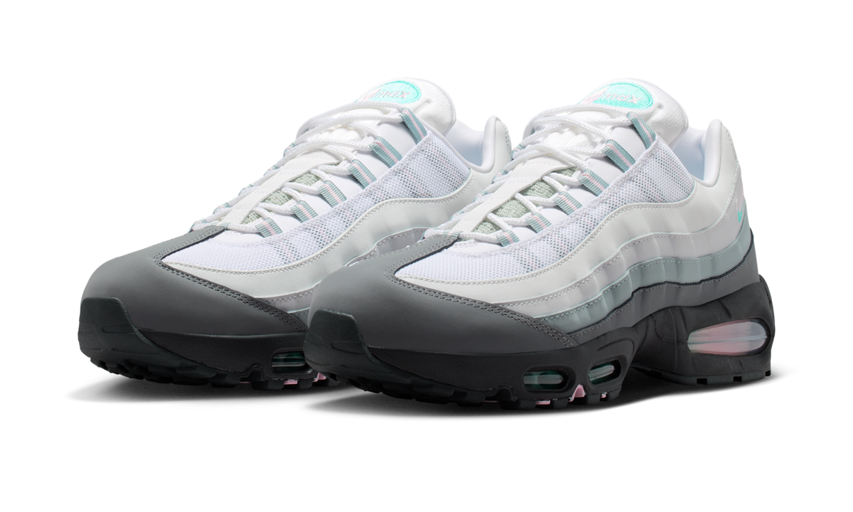 Nike Air Max 95 Big Bubble White Hyper Turquoise Pink Foam