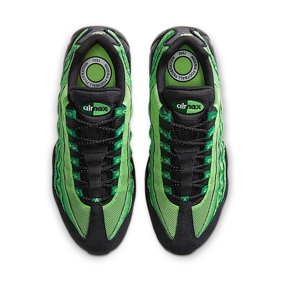 Nike Air Max 95 Naija, Pine Green/Black-Sub Lime-White (CW2360-300)