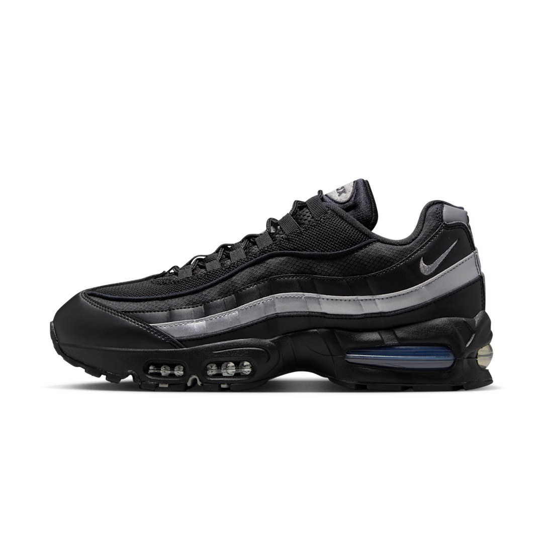 Nike Air Max 95 OG Big Bubble Black White Metallic Silver, Black/Black/White/Metallic Silver (IB1667-003)